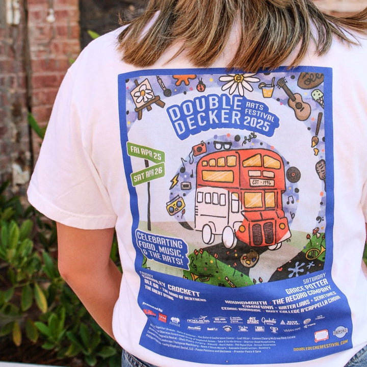 2025 Double Decker Poster T-Shirt - Shop B - Unlimited - men tee