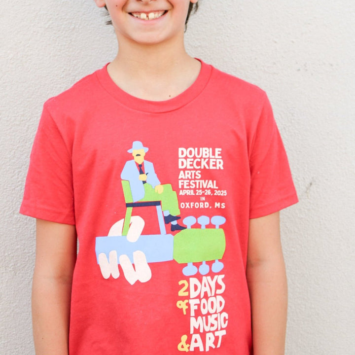 2025 Double Decker Squarestock T-Shirt - Shop B - Unlimited - men tee