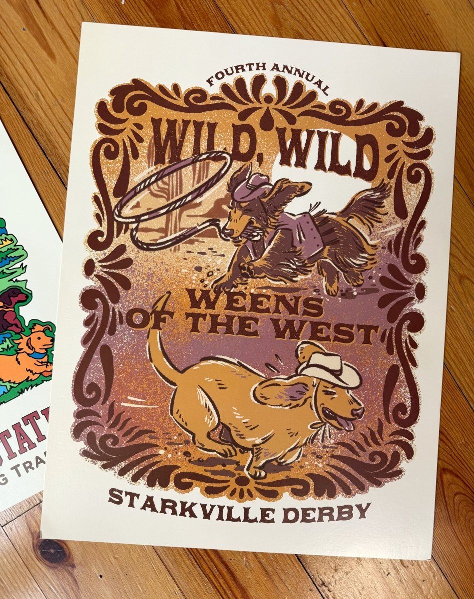 2026 Starkville Dog Derby Poster - Game Day Apparel -