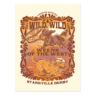 2026 Starkville Dog Derby Poster - Game Day Apparel -