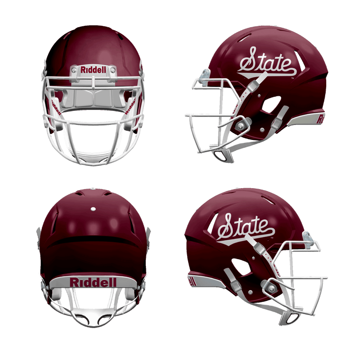 Mississippi State University Riddell Speed Authentic Helmet - Shop B - Unlimited - novelty misc