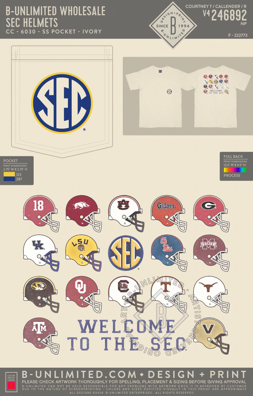 Mississippi State University SEC Football Helmet Tee