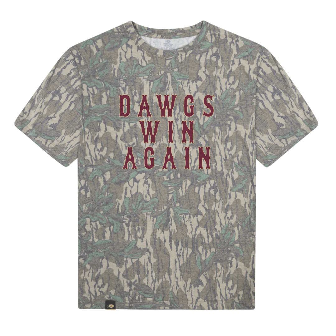 MSU Mossy Oak Dawgs Win Again Kids T-Shirt