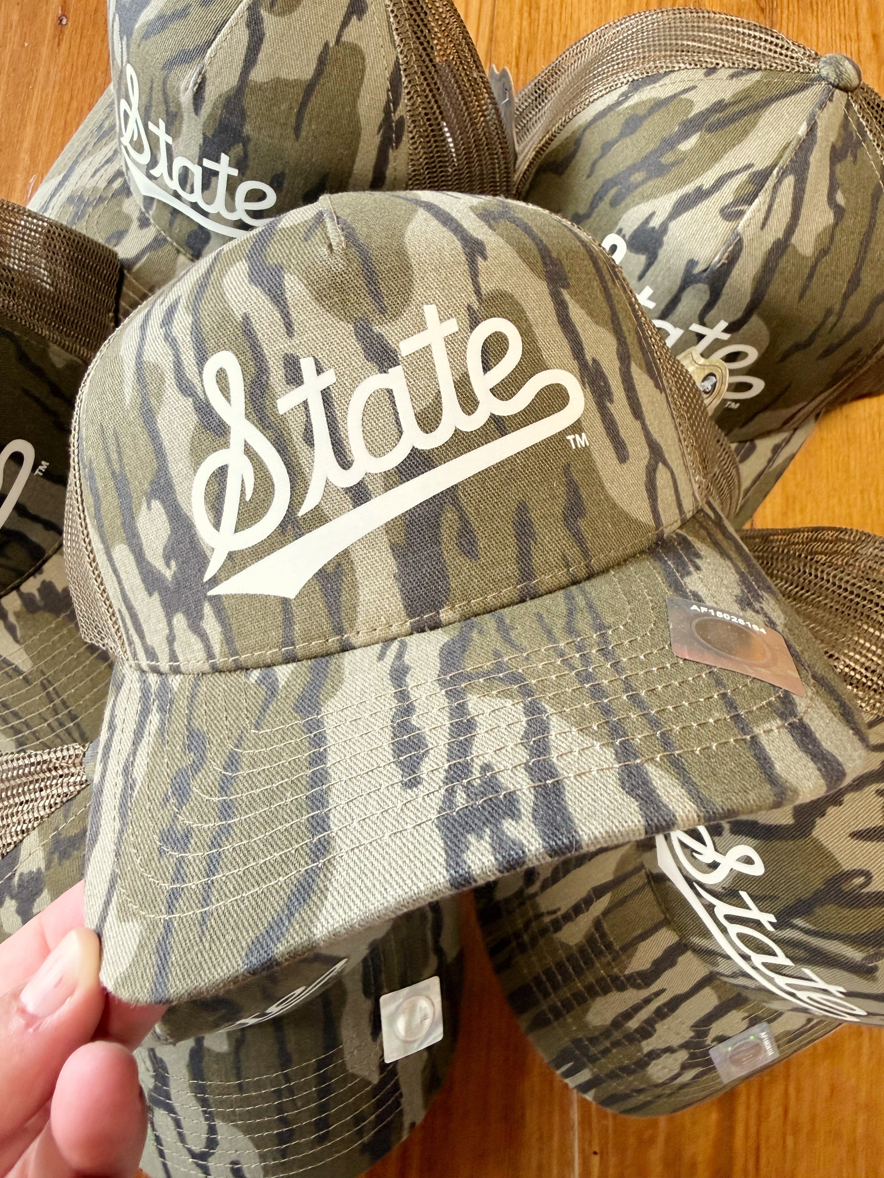 MSU Mossy Oak Camo Hat