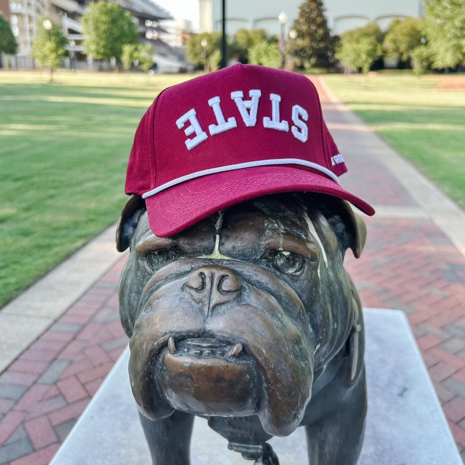Mississippi State University Upside Down Hat - Shop B - Unlimited - caps adjustable