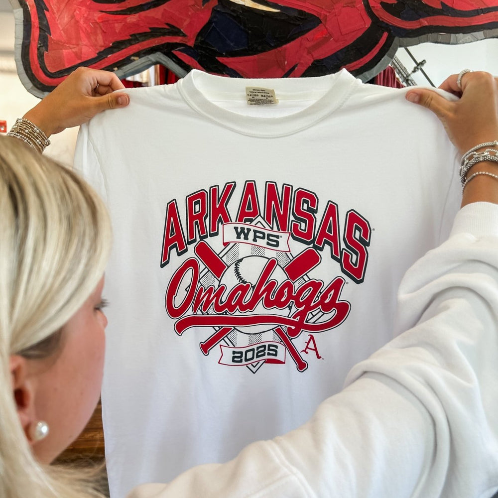 Arkansas 2025 Baseball Regional Omaha T-Shirt - Shop B - Unlimited -