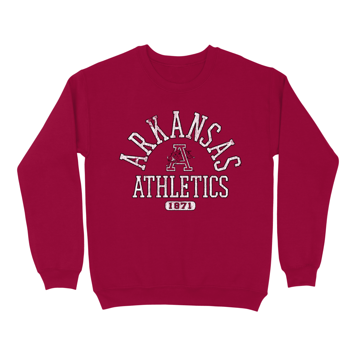 Arkansas Athletics Vault Sweatshirt - Game Day Apparel -