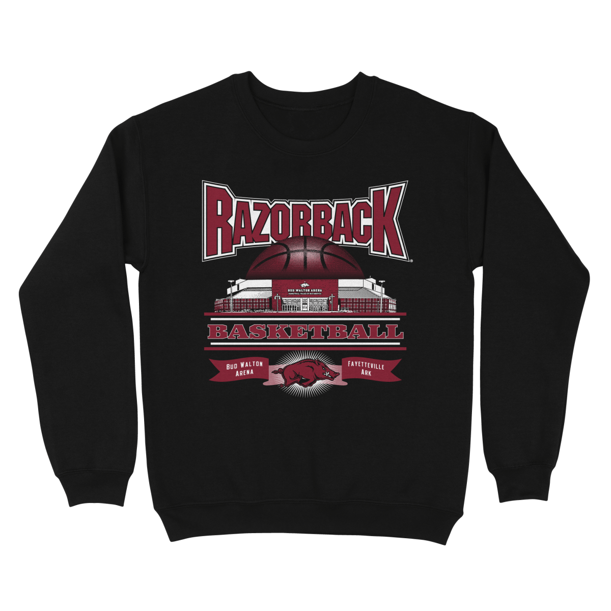Arkansas Basketball City Crewneck - Shop B - Unlimited - men fleece