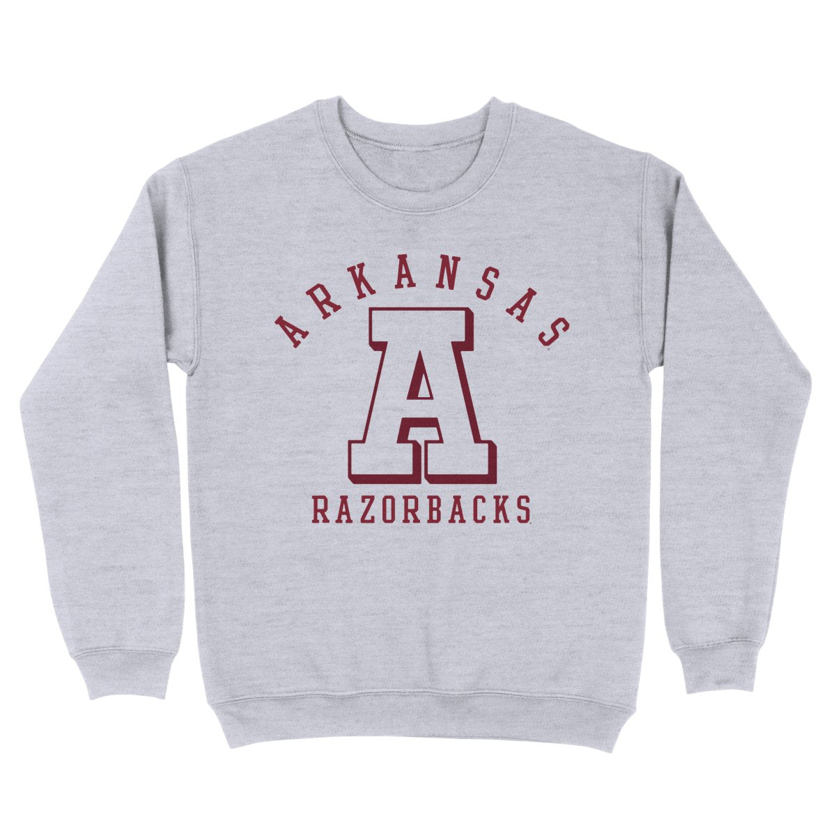 Arkansas Block Letter Sweatshirt - Shop B - Unlimited - men fleece