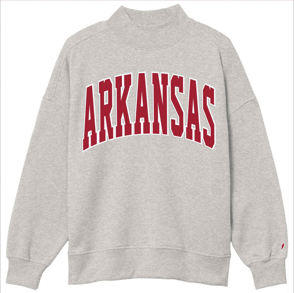 Arkansas Bold Mockneck - Game Day Apparel -
