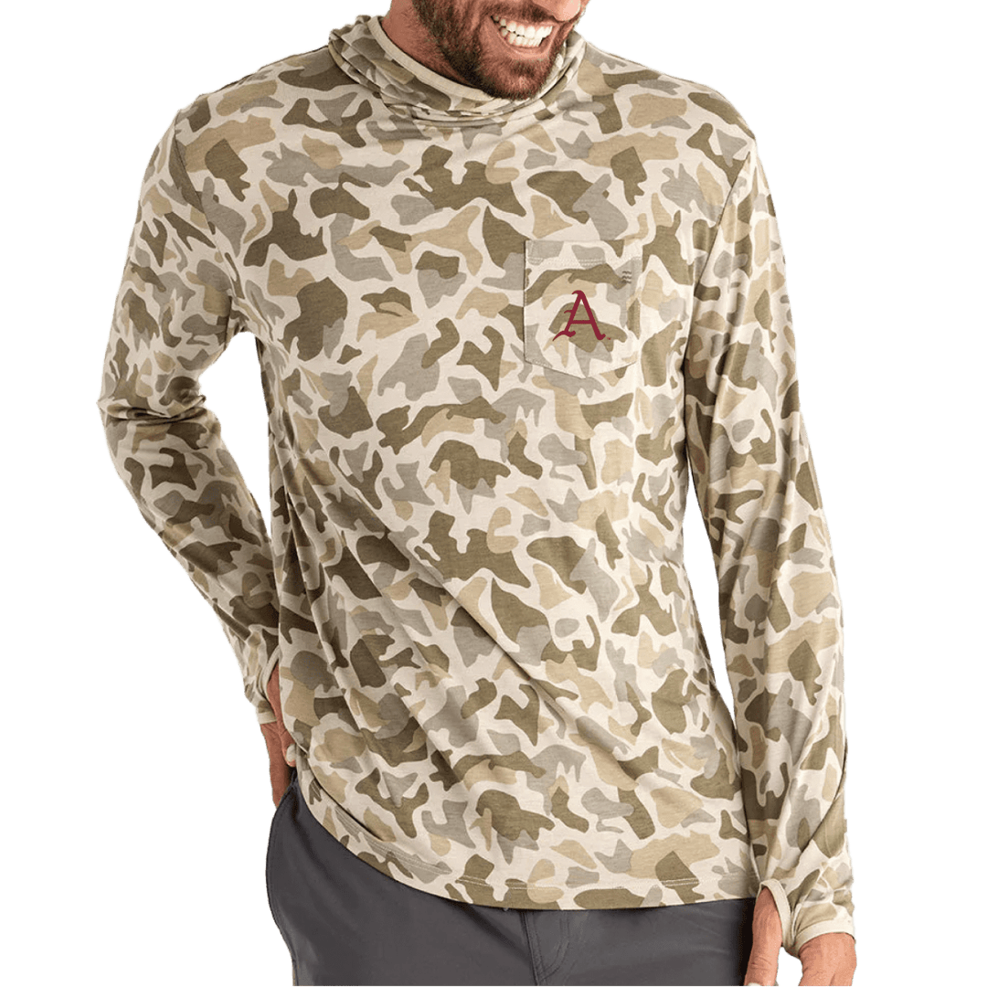 Arkansas Free Fly Men's Bamboo Lightweight Classic Logo Hoodie - Shop B - Unlimited - men outerwear