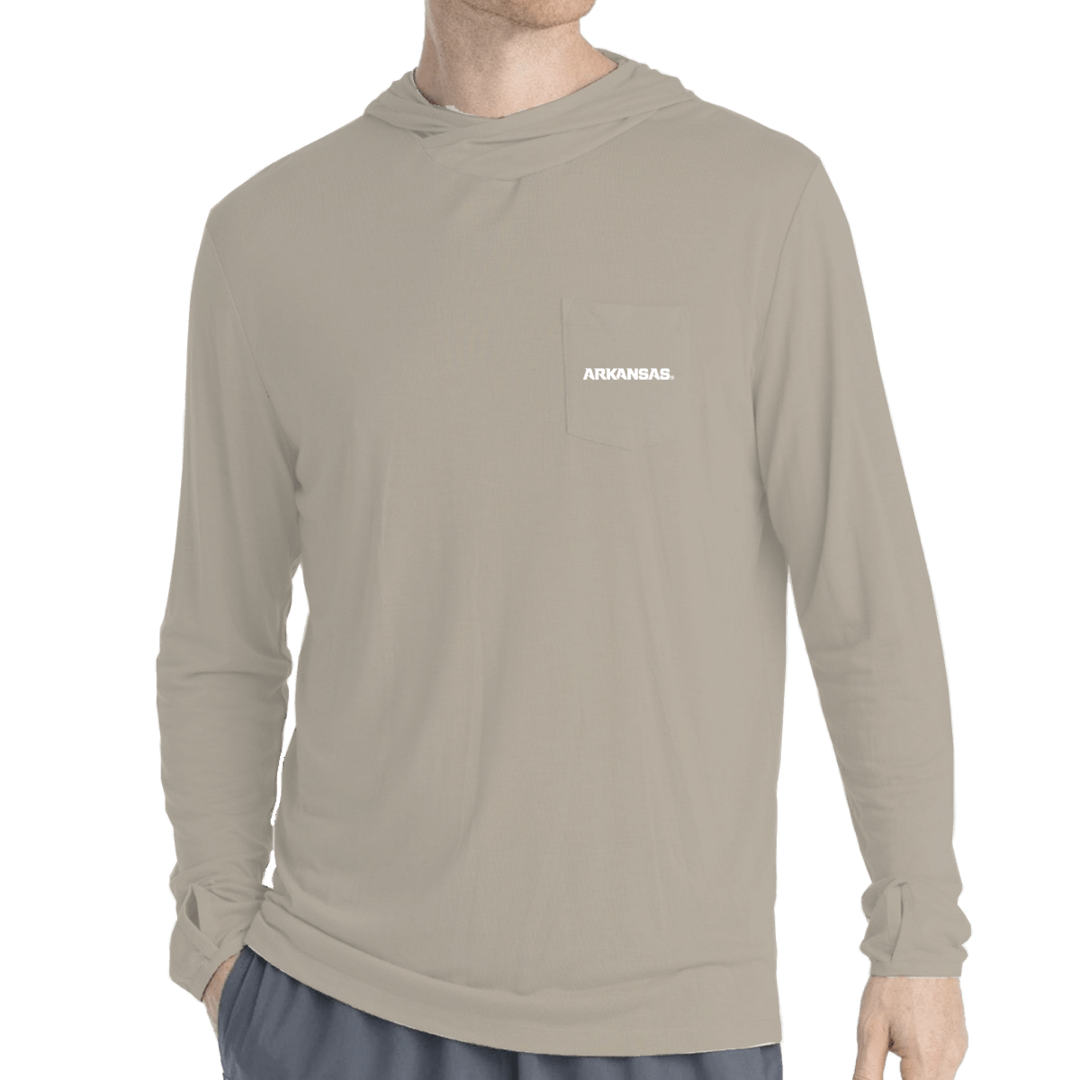 Arkansas Free Fly Men's Bamboo Lightweight Hoodie - Shop B - Unlimited -
