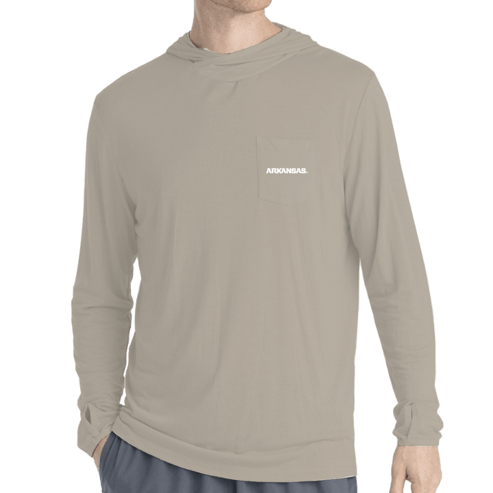 Arkansas Free Fly Men's Bamboo Lightweight Hoodie - Shop B - Unlimited -