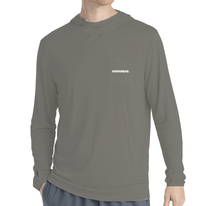 Arkansas Free Fly Men's Bamboo Lightweight Hoodie - Shop B - Unlimited -