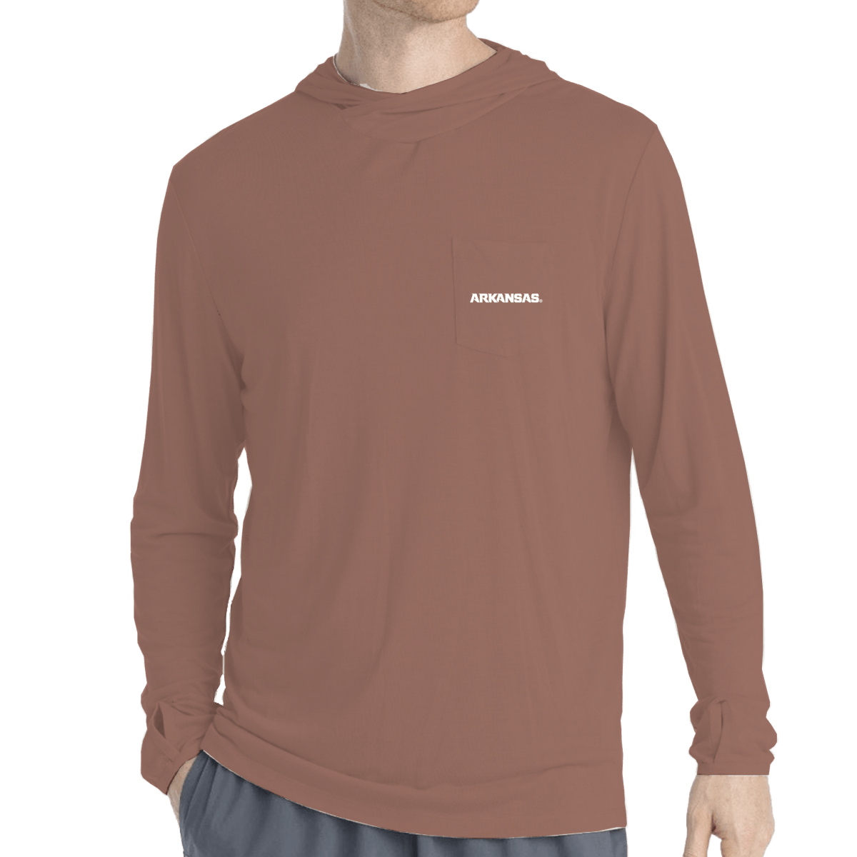 Arkansas Free Fly Men's Bamboo Lightweight Hoodie - Shop B - Unlimited -