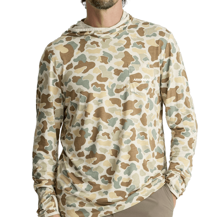 Arkansas Free Fly Men's Bamboo Lightweight Hoodie - Shop B - Unlimited -