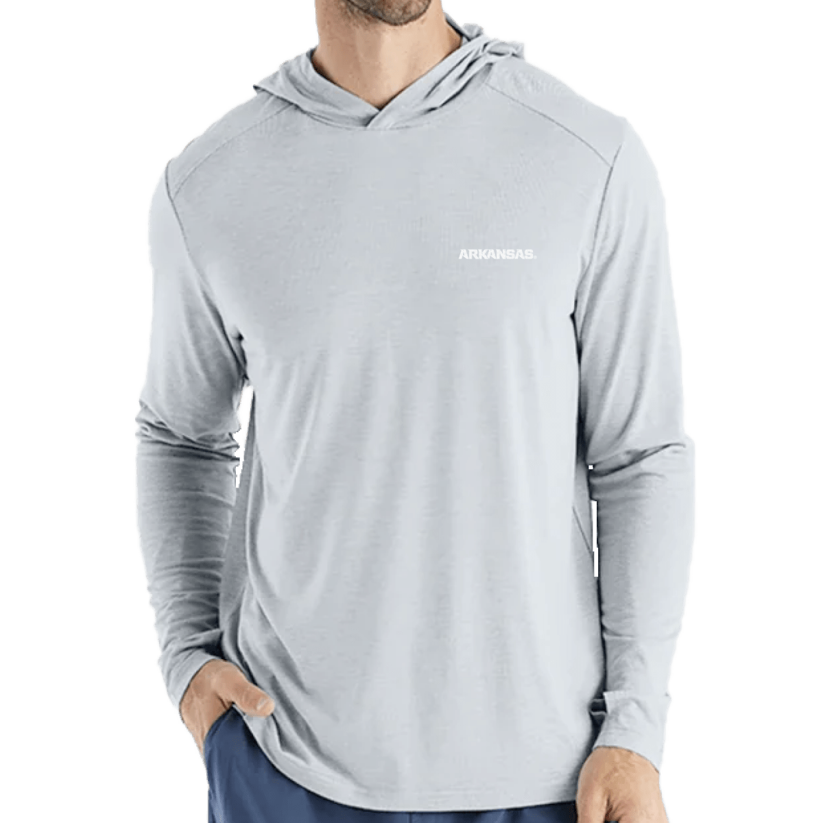 Arkansas Free Fly Men's Bamboo Shade Hoodie - Shop B - Unlimited - men outerwear