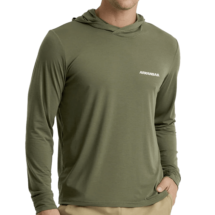 Arkansas Free Fly Men's Elevate Lightweight Hoodie - Shop B - Unlimited - men outerwear