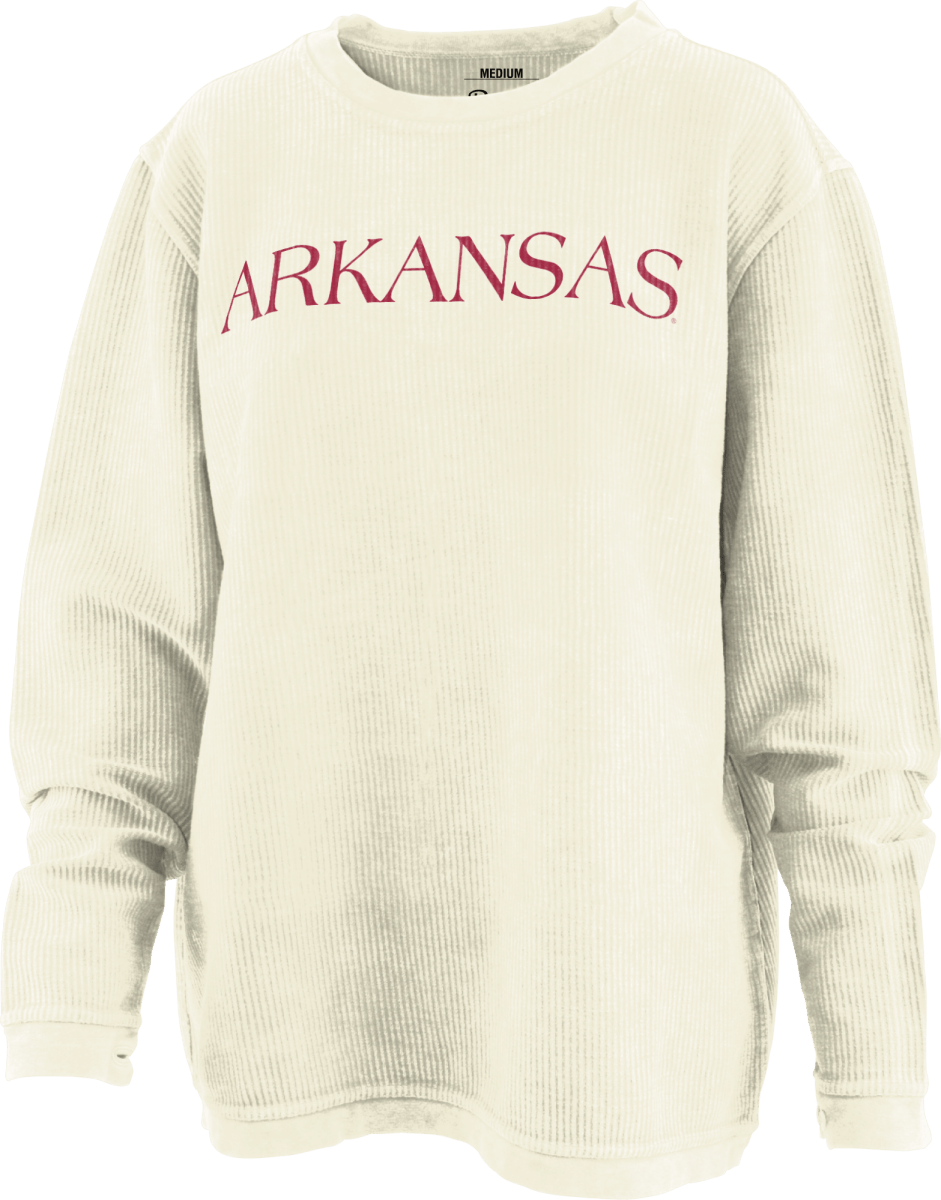 Arkansas Pressbox Bar Print Comfy Corded Sweatshirt - Shop B - Unlimited - men fleece