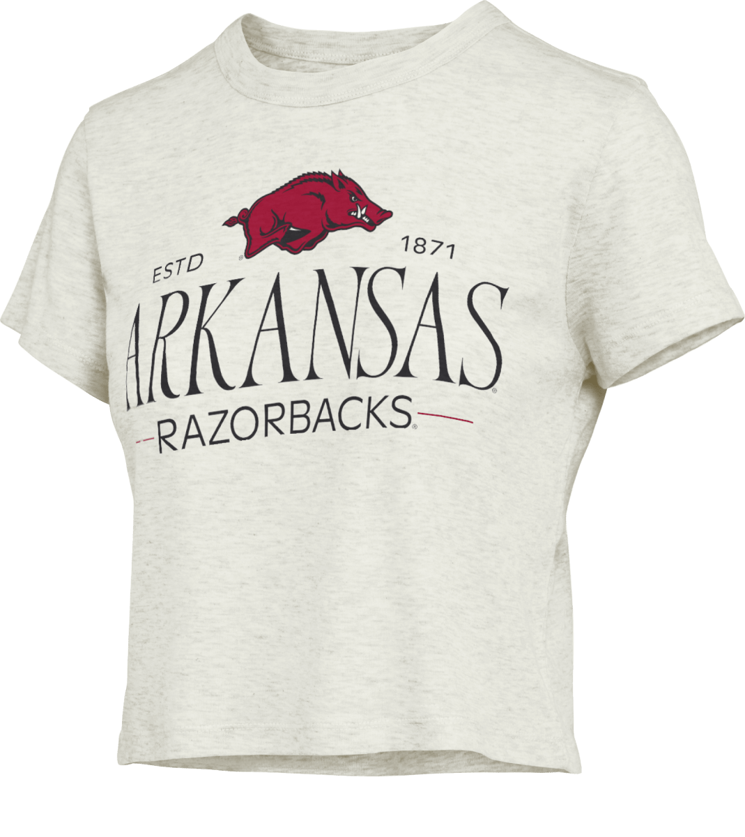 Arkansas Pressbox Danni Ribbed Short Sleeve Tee - Shop B - Unlimited - men tee