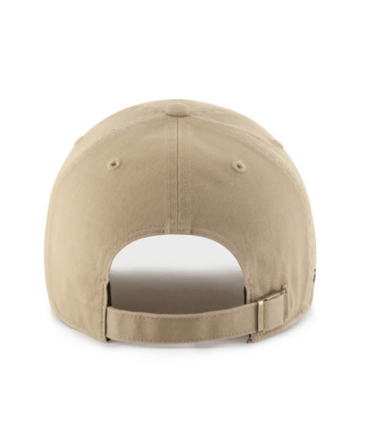 Arkansas Razorbacks Khaki Micro Patch 47 Clean Up Hat - Game Day Apparel -