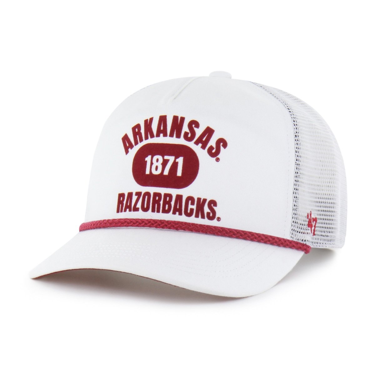 Arkansas Vintage Flock Ball '47 Hat - Game Day Apparel -