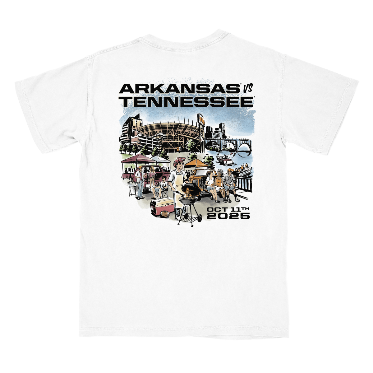 Arkansas vs Tennessee Game Day 2025 T-Shirt - Shop B - Unlimited -