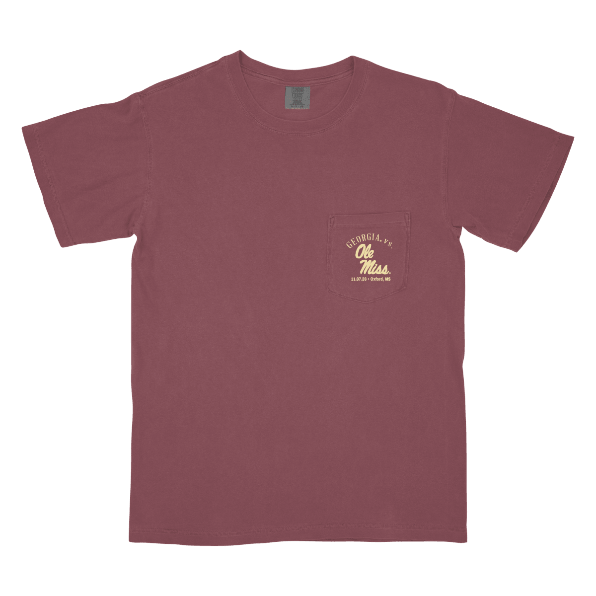 Georgia Bulldogs vs. Ole Miss Rebels 2026 Game Day T-Shirt - Game Day Apparel - T-Shirt
