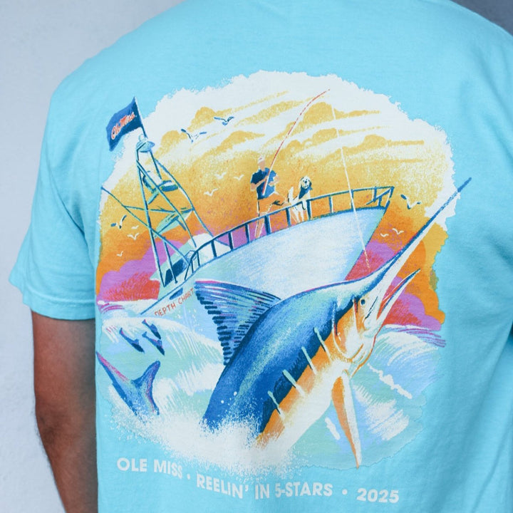 Juice Kiffin Deep Sea Fishing T-Shirt - Shop B - Unlimited - men tee