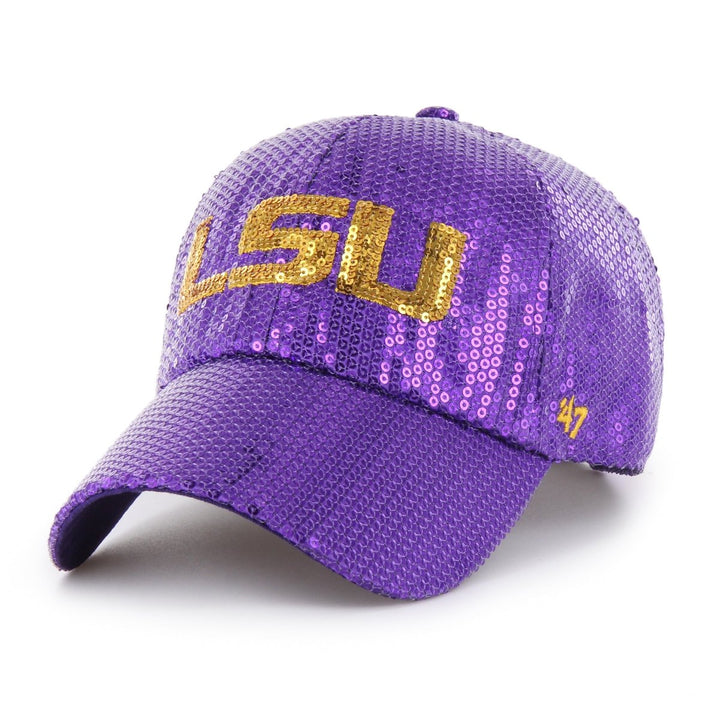 LSU Dazzle Logo 47 Brand Women's Clean Up Hat - Shop B - Unlimited - caps adjustable