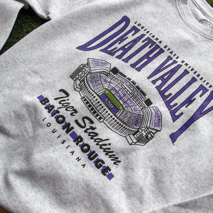 LSU Death Valley Stadium Sweatshirt - Shop B - Unlimited - men fleece