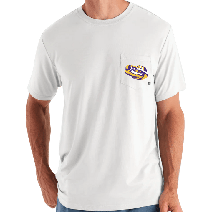 LSU Free Fly Men's Bamboo Flex Pocket Tee - Shop B - Unlimited - men tee