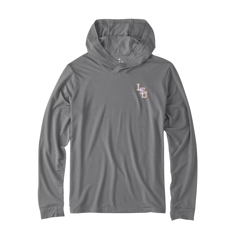 Louisiana State University LSU Free Fly Men s Elevate Lightweight Hoodie Shop.B Unlimited Shop B Unlimited