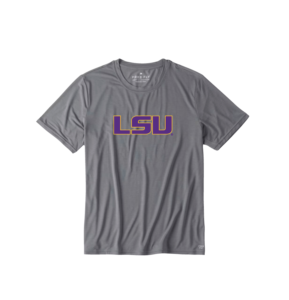 LSU Free Fly Men's Elevate Lightweight Tee - Shop B - Unlimited - men tee