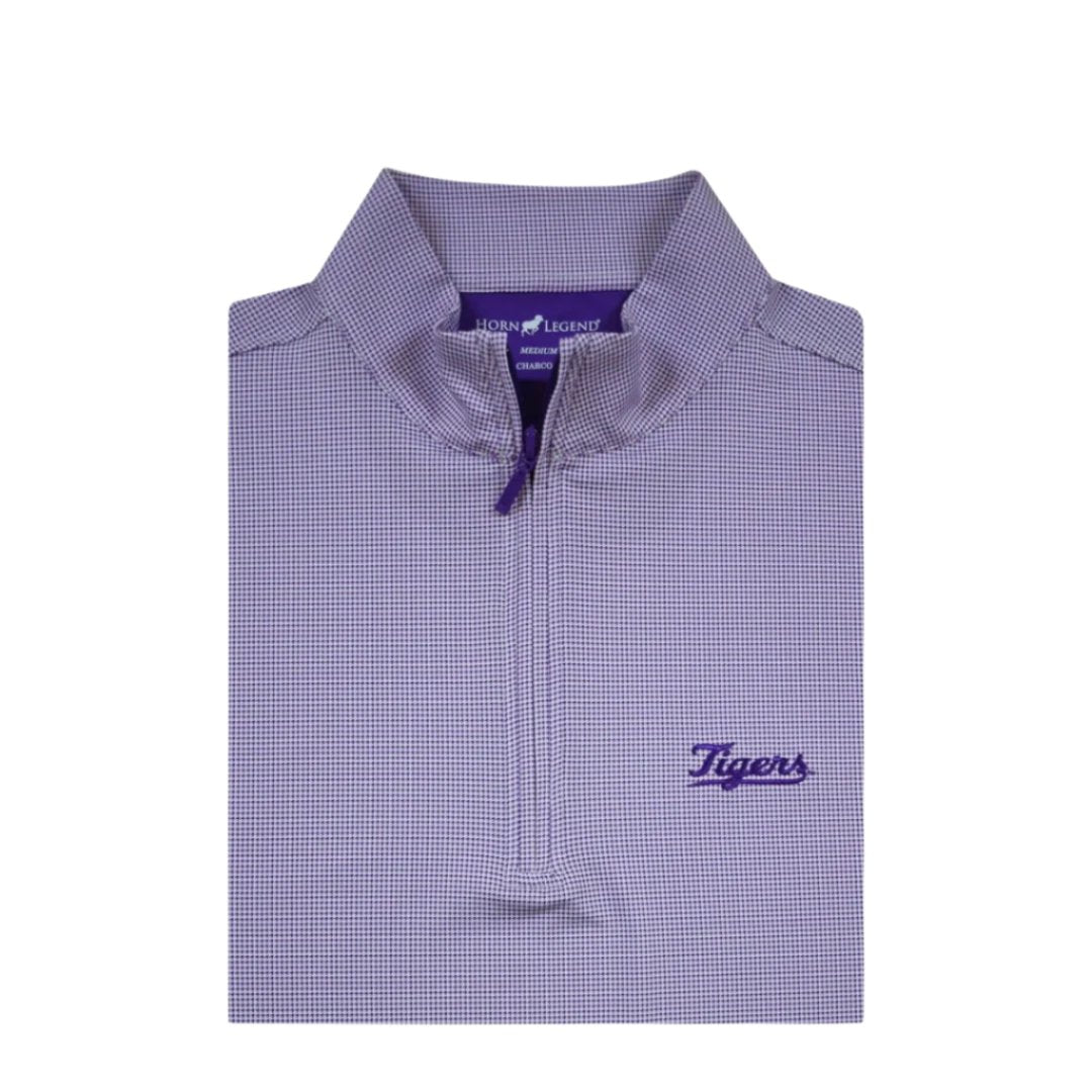LSU Tigers Script Horn Legend 1/4 Zip Pullover - Main Image