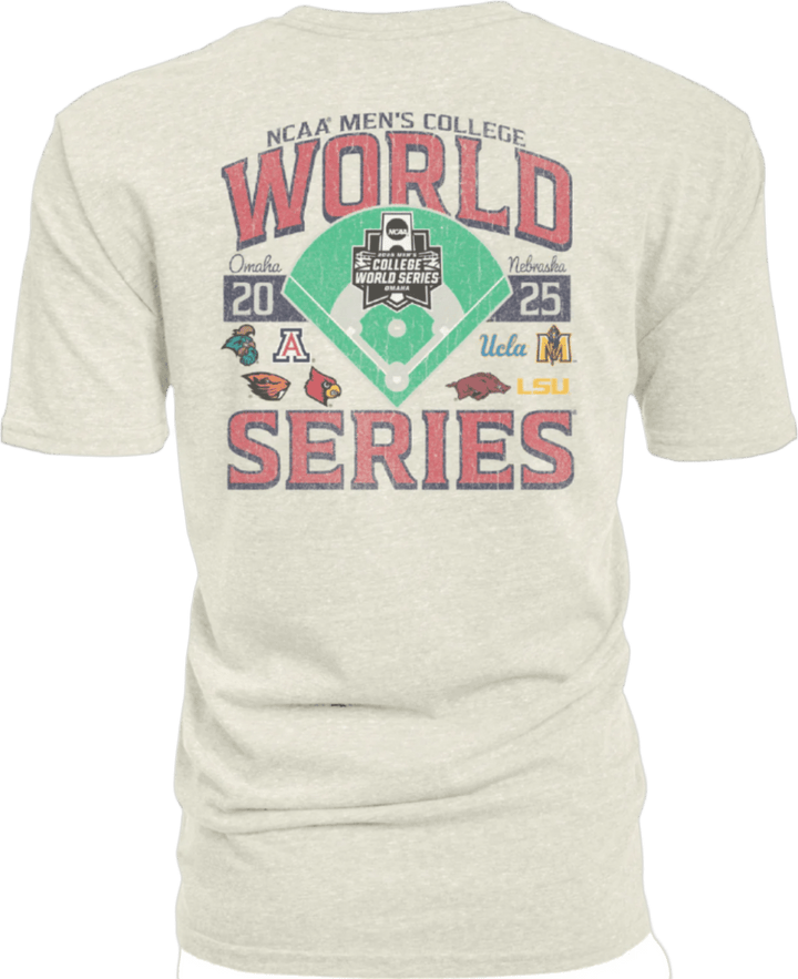 LSU NCAA 2025 World Series T-Shirt - Shop B - Unlimited - men tee