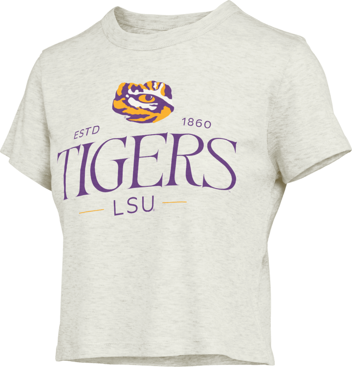 LSU Pressbox Danni Ribbed Short Sleeve Tee - Shop B - Unlimited - men tee