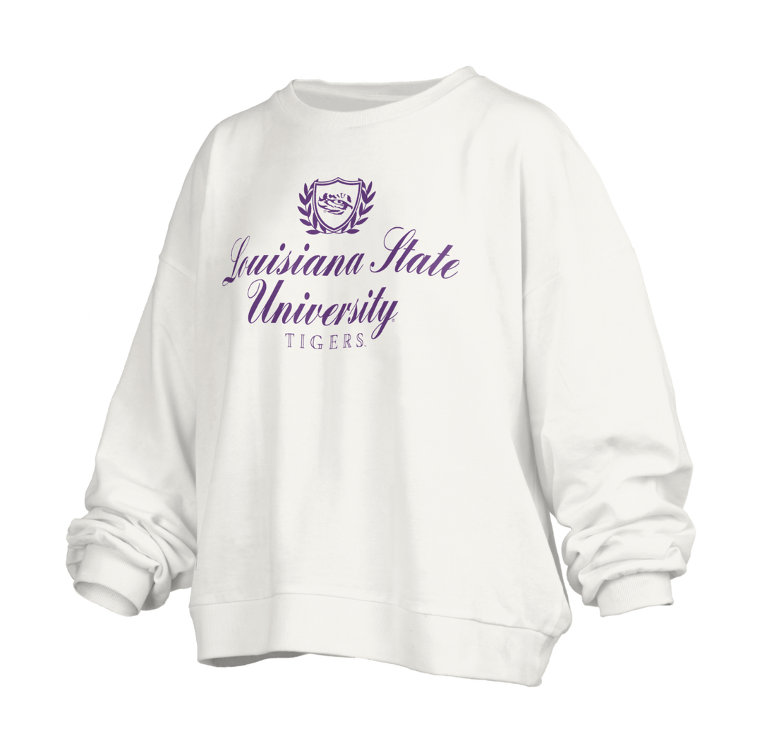 LSU Pressbox Janise Fleece Augusta Sweatshirt