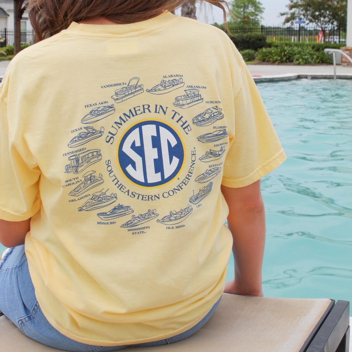 LSU SEC Summer Boats T-Shirt - Shop B - Unlimited - men tee