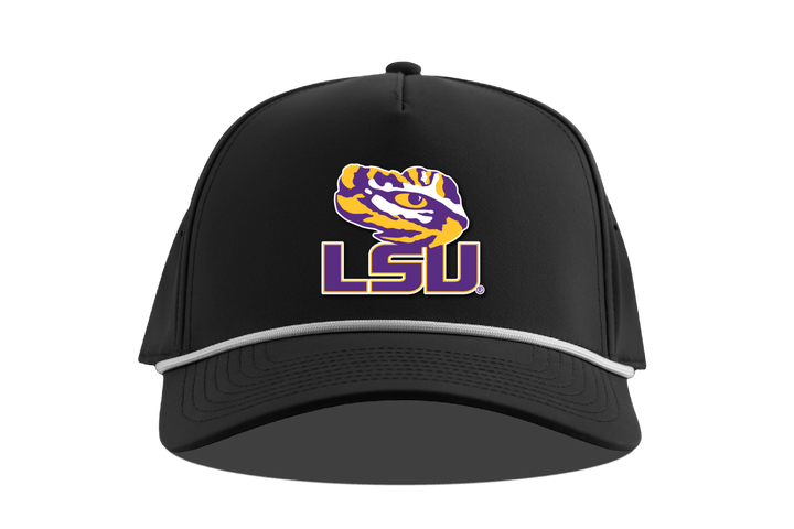 LSU Tiger Eye Logo 5 Panel Rope Hat - Shop B - Unlimited - caps adjustable