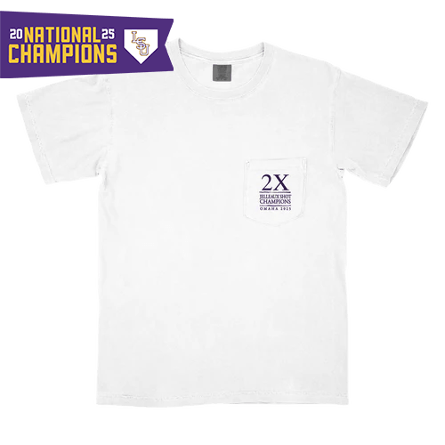 LSU Tigers 2X Jelleaux Shot Champions T-Shirt - Shop B - Unlimited - men tee