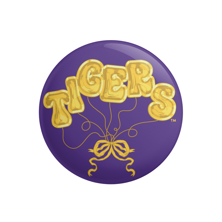 LSU Tigers Ballon Button - Shop B - Unlimited - novelty pin