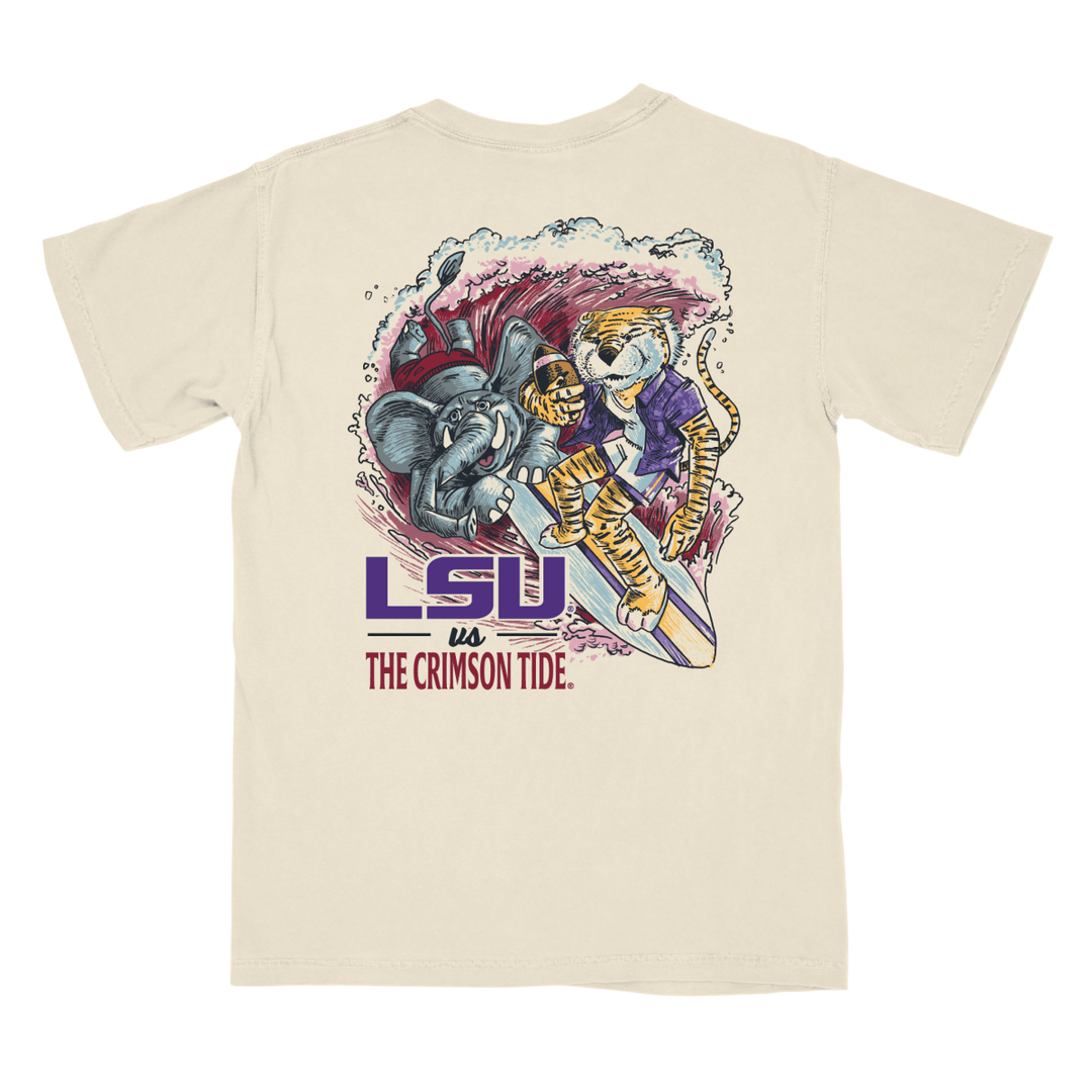 LSU vs. Alabama Game Day 2025 T-Shirt - Shop B - Unlimited - men tee