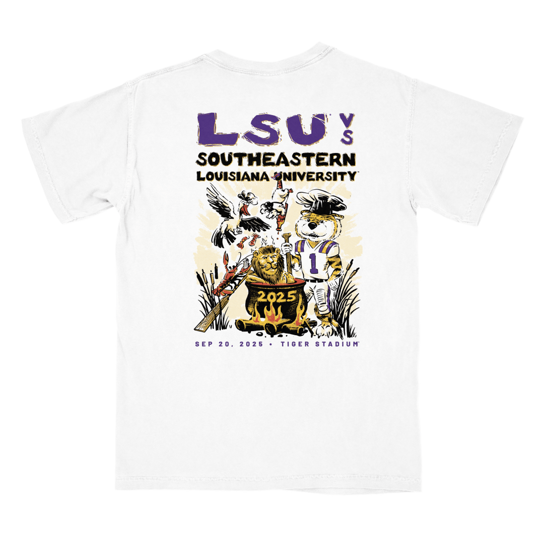 LSU vs. Southeastern Game Day 2025 T-Shirt - Shop B - Unlimited - men tee