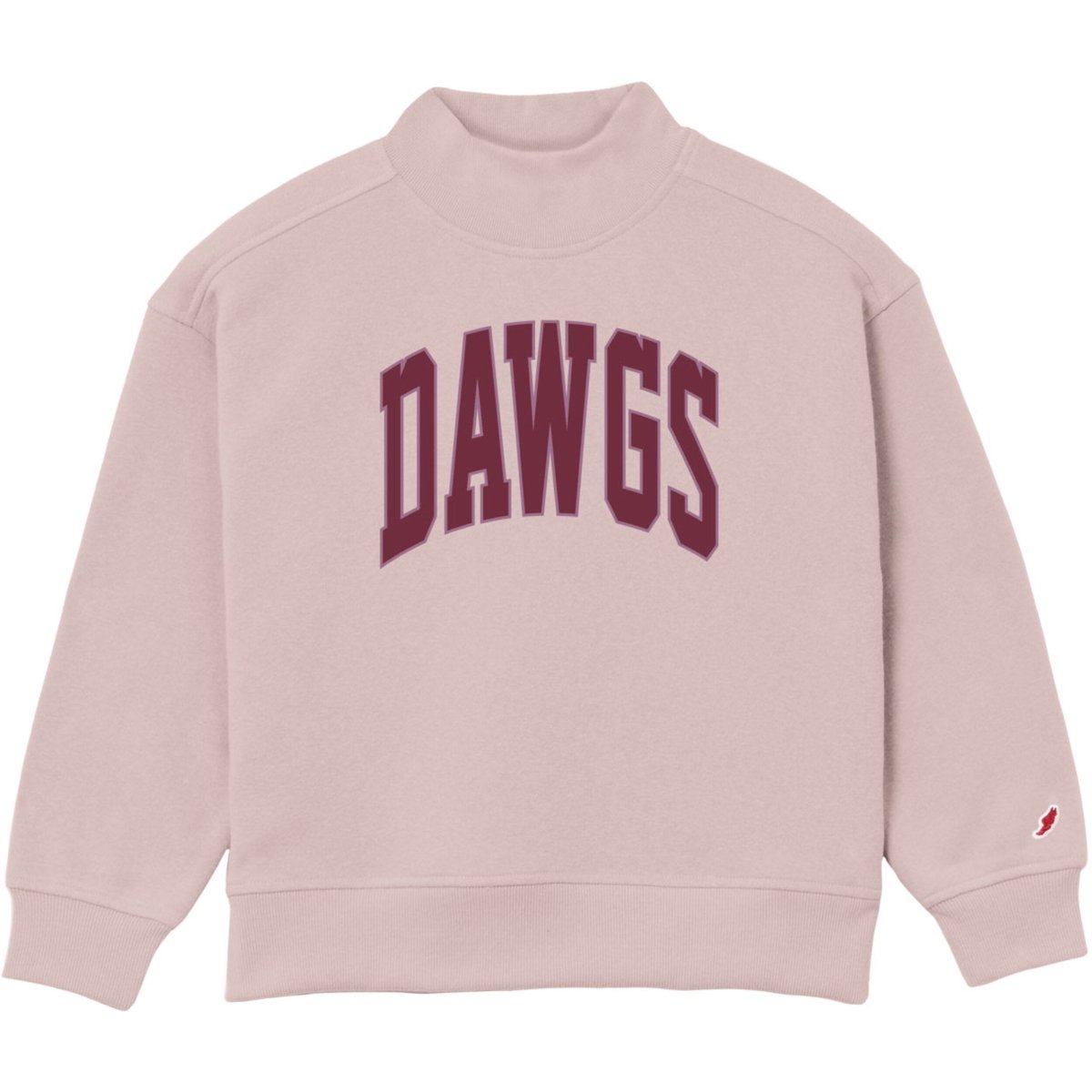 Mississippi State Dawgs Youth Mockneck Sweatshirt - Game Day Apparel - Sweatshirts