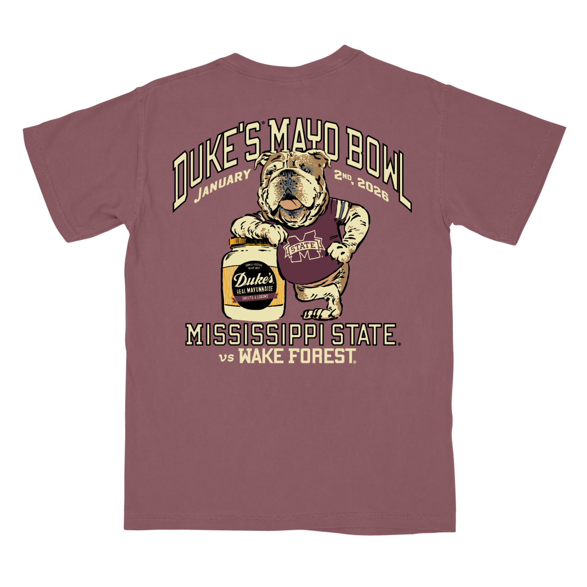 Mississippi State Duke's Mayo Bowl 2026 T-Shirt - Shop B - Unlimited -