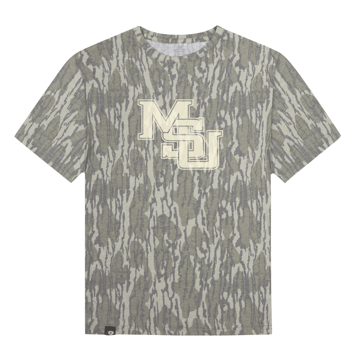 Mississippi State Mossy Oak Interlocking T-Shirt - Game Day Apparel - men tee