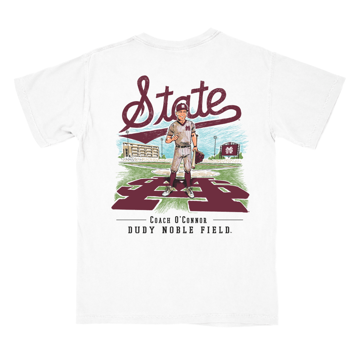 Mississippi State New Era Coach O'Conner T-Shirt - Game Day Apparel -