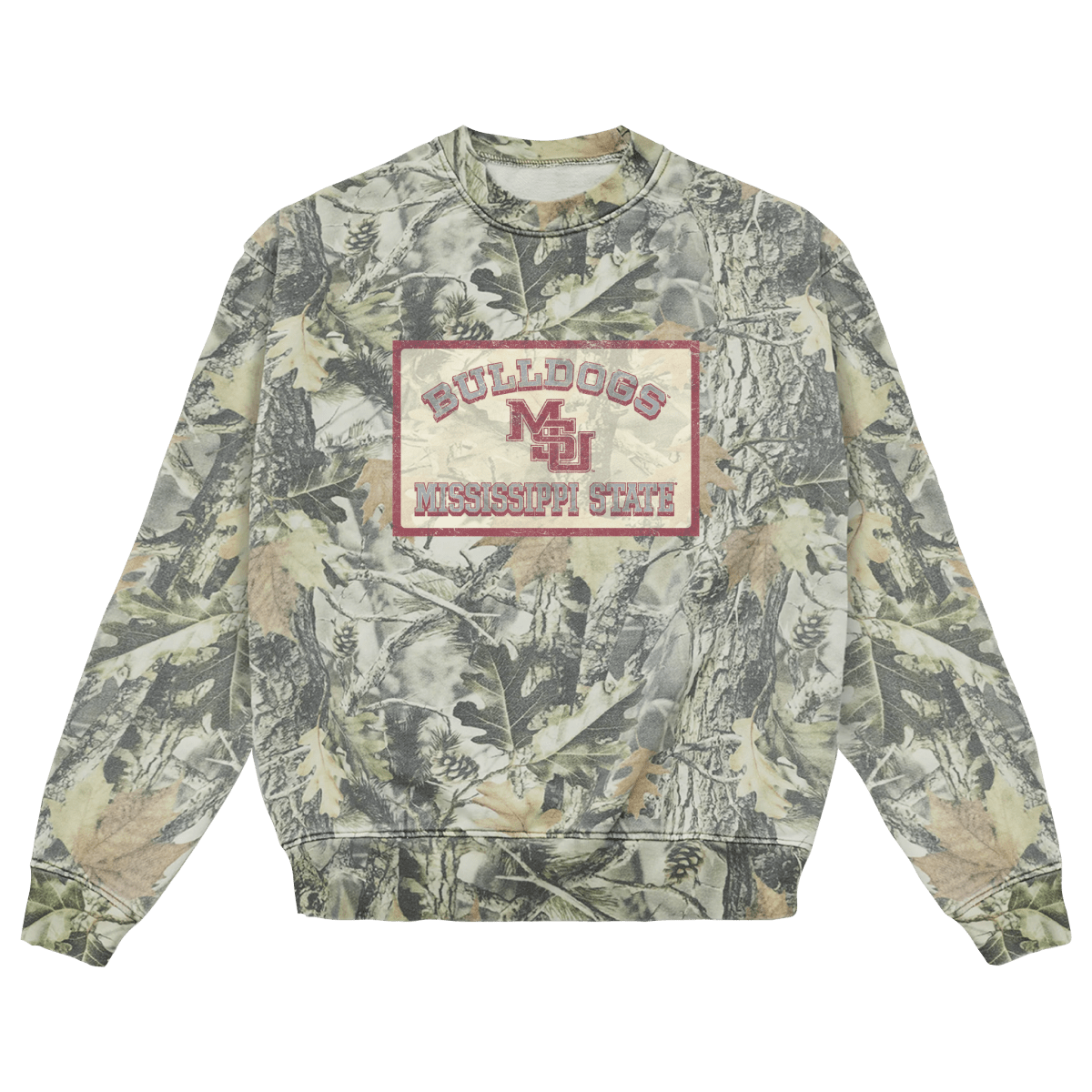 Mississippi State Postcard Vintage Sweatshirt - Game Day Apparel -