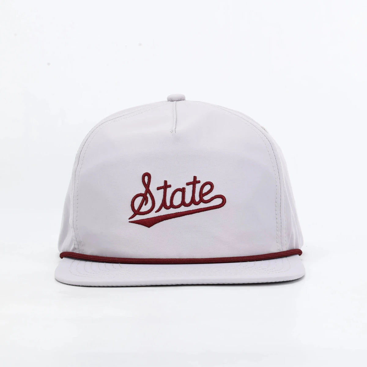 Mississippi State Script Poly Rope Hat - Game Day Apparel - Caps Adjustable